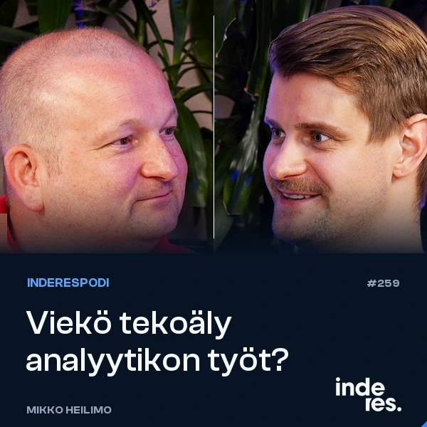 DDScoren toimitusjohtaja Mikko Heilimo InderesPodissa: tekoäly sijoitusanalyysissä